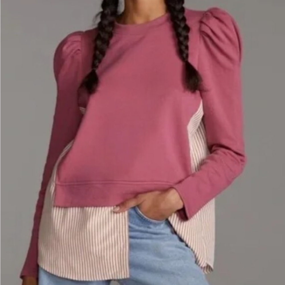 Maeve layered tunic Sweatshirt